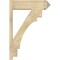 Ekena Millwork Merced Arts & Crafts Rough Sawn Outlooker, Douglas Fir, 8"W x 28"D x 40"H OUT08X28X40MRC03RDF - alternate 3